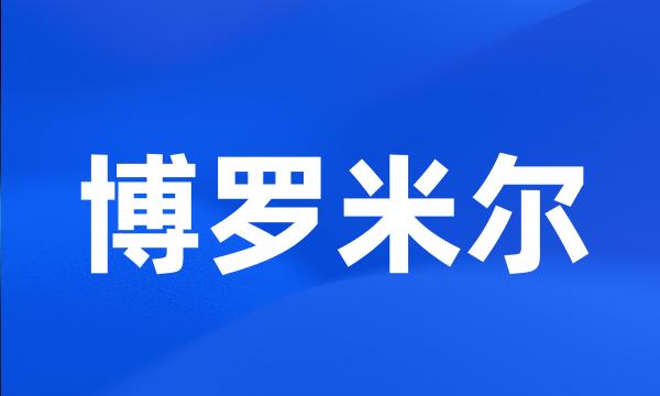 博罗米尔