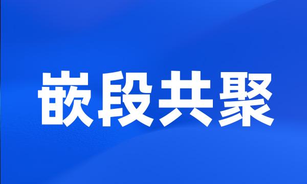 嵌段共聚