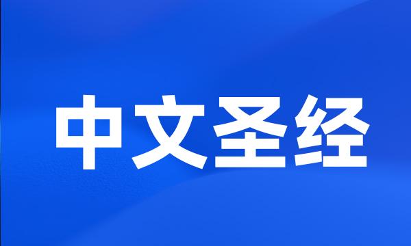 中文圣经