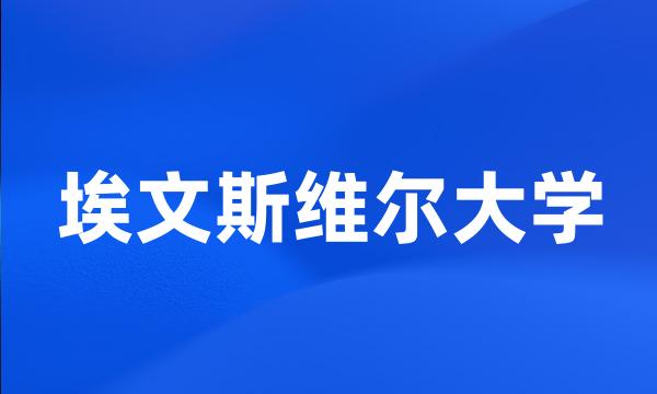 埃文斯维尔大学