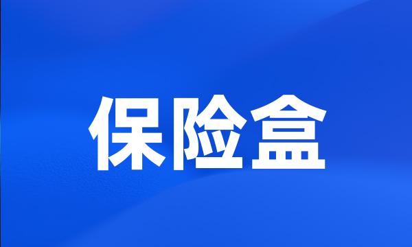 保险盒