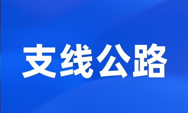 支线公路