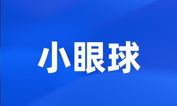 小眼球