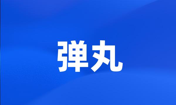 弹丸