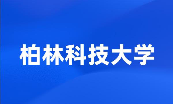 柏林科技大学