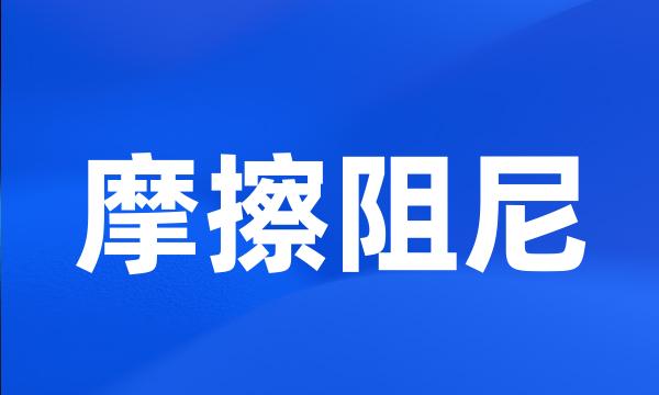 摩擦阻尼