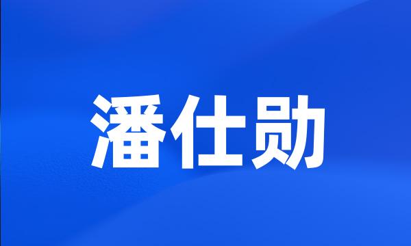 潘仕勋