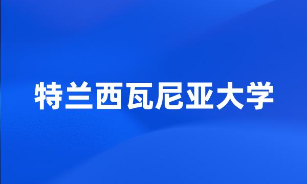 特兰西瓦尼亚大学