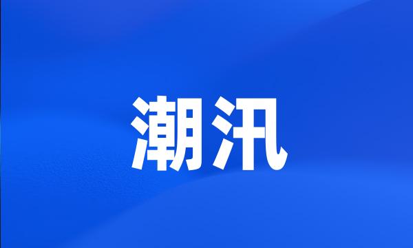 潮汛