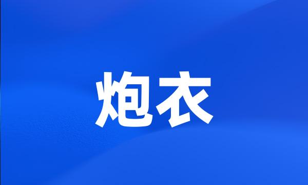 炮衣