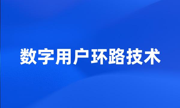 数字用户环路技术