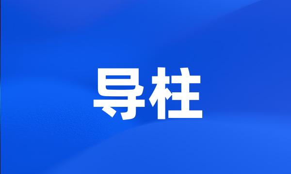 导柱