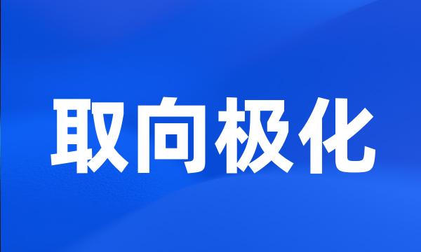 取向极化