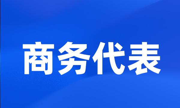 商务代表