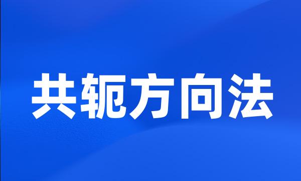 共轭方向法