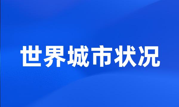 世界城市状况