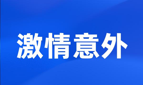 激情意外