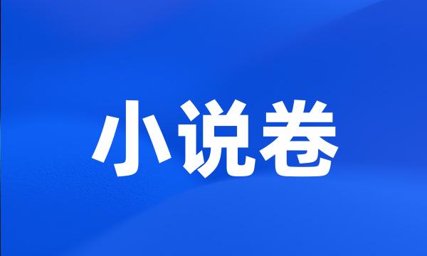 小说卷