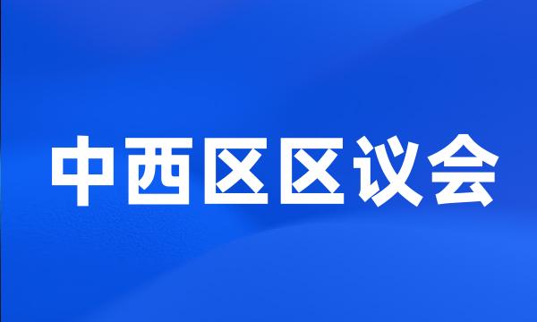 中西区区议会