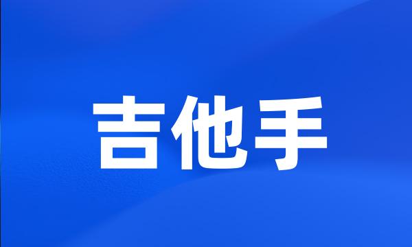 吉他手