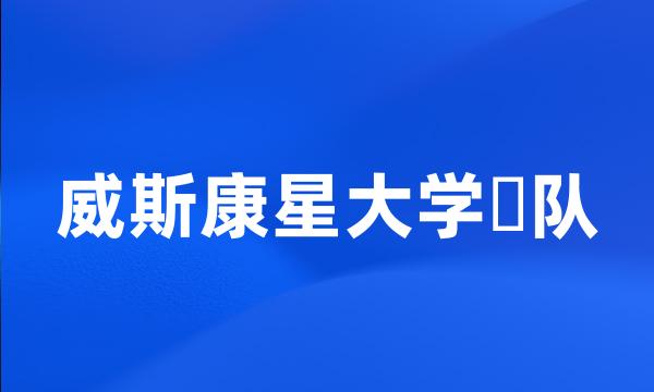 威斯康星大学貛队