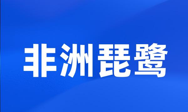 非洲琵鹭