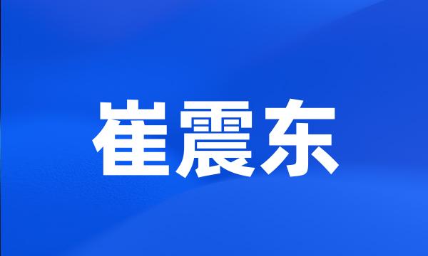 崔震东