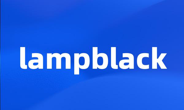 lampblack