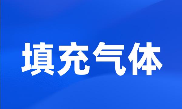 填充气体