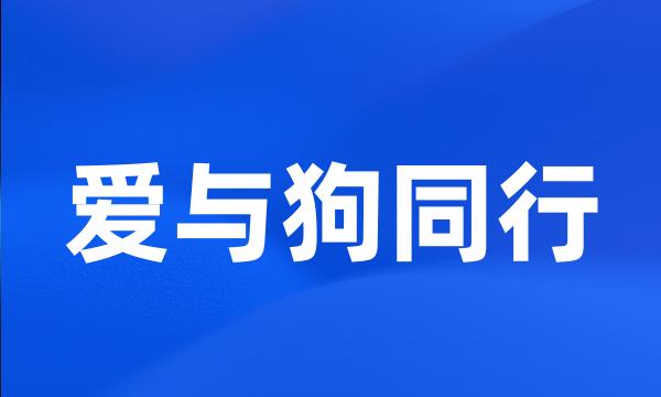 爱与狗同行