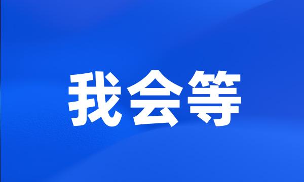 我会等