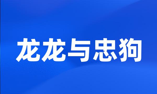 龙龙与忠狗