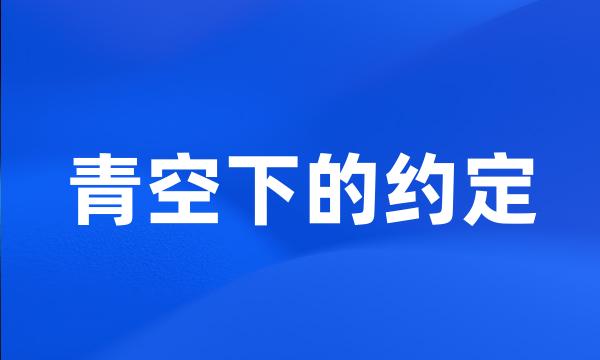 青空下的约定