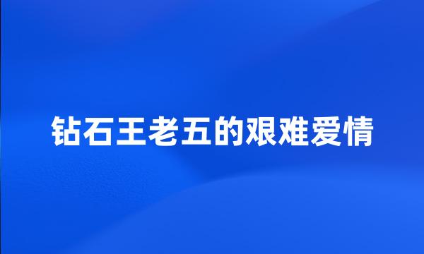 钻石王老五的艰难爱情