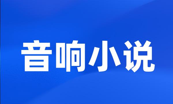 音响小说