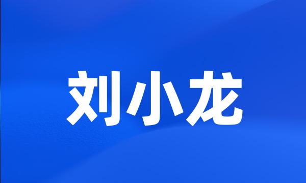 刘小龙