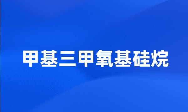 甲基三甲氧基硅烷