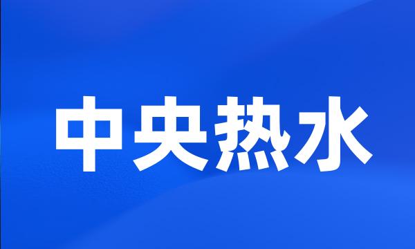 中央热水