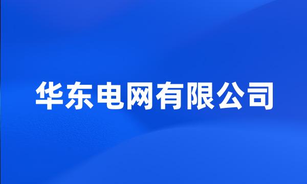 华东电网有限公司