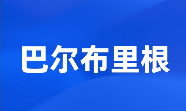 巴尔布里根