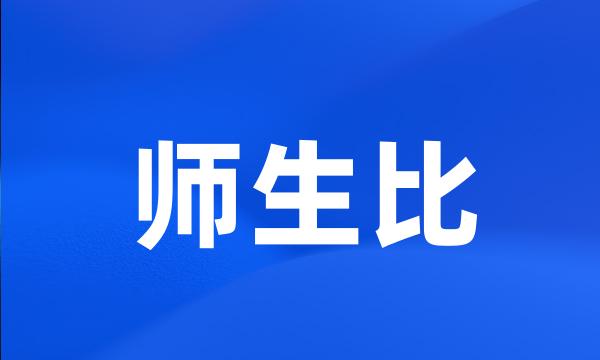 师生比