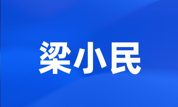 梁小民