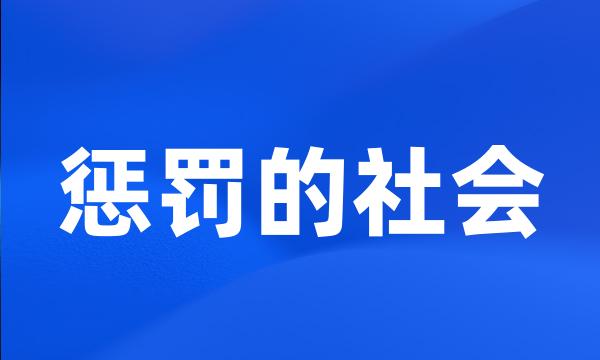 惩罚的社会