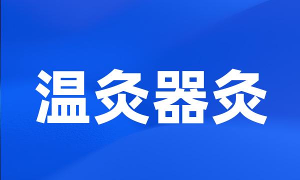 温灸器灸