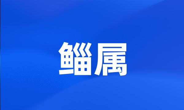 鲻属