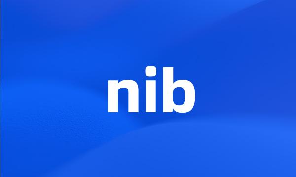 nib