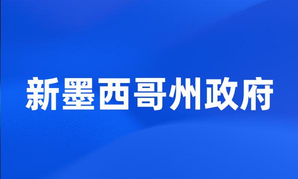 新墨西哥州政府