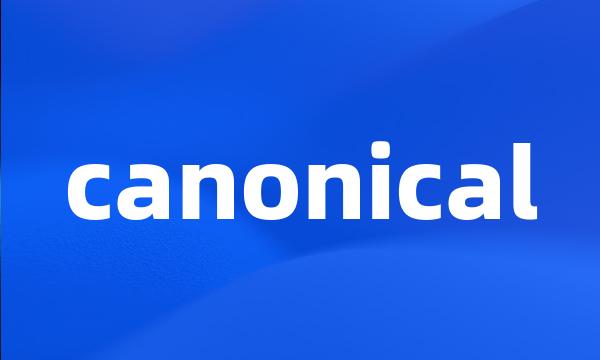 canonical