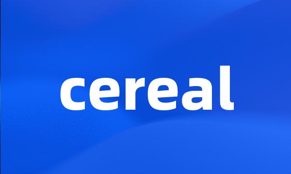 cereal