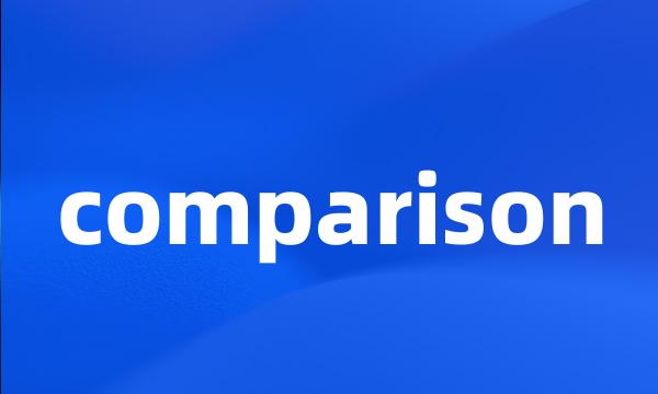 comparison